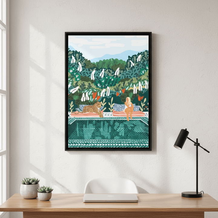 Chilling by 83 Oranges wall - art - picture - poster