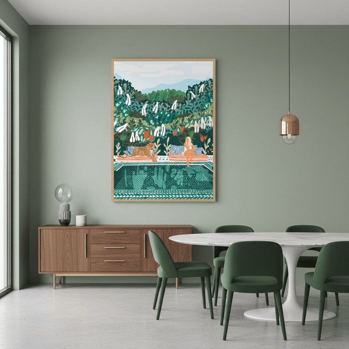 Chilling by 83 Oranges wall - art - picture - poster