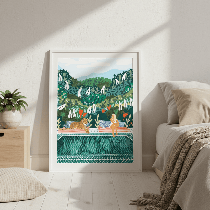 Chilling by 83 Oranges wall - art - picture - poster