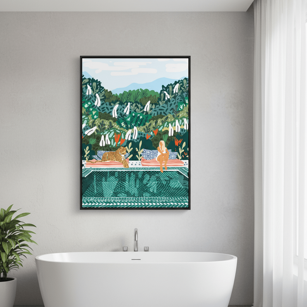 Chilling by 83 Oranges wall - art - picture - poster