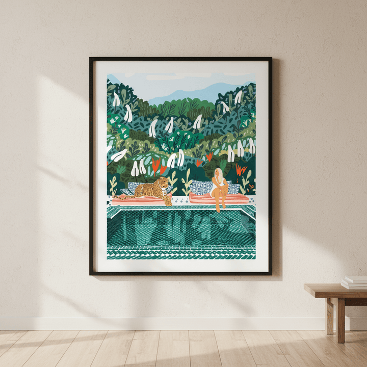 Chilling by 83 Oranges wall - art - picture - poster