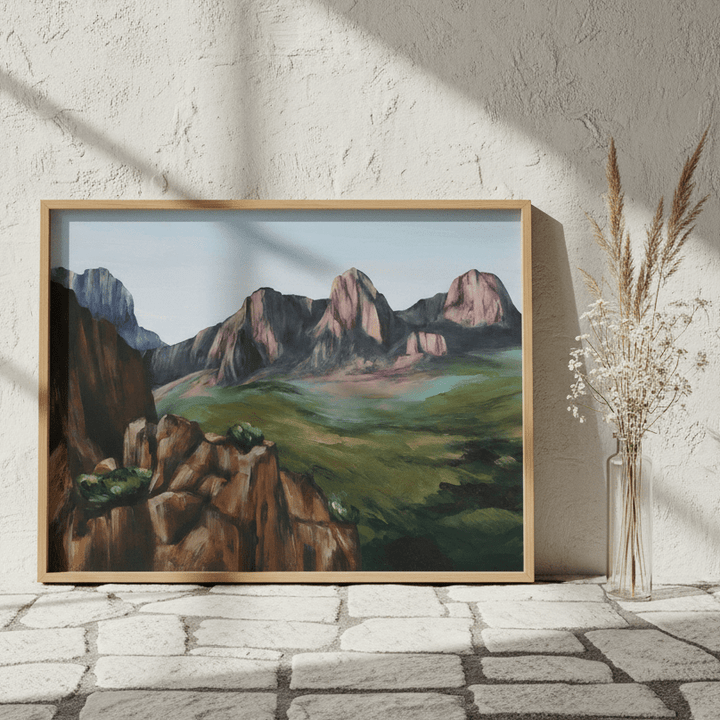 Chisos Mountains by Meredith O'Neal wall - art - picture - poster