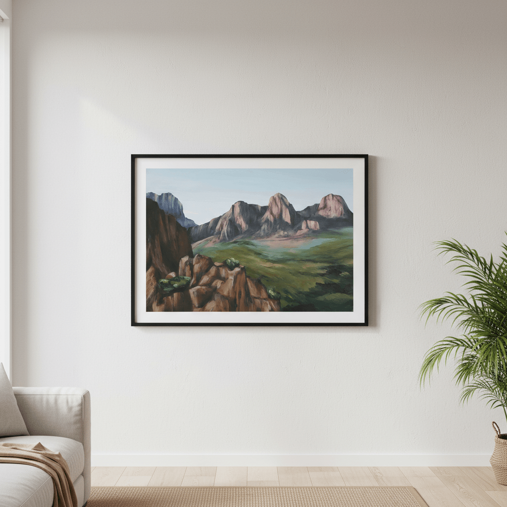 Chisos Mountains by Meredith O'Neal wall - art - picture - poster
