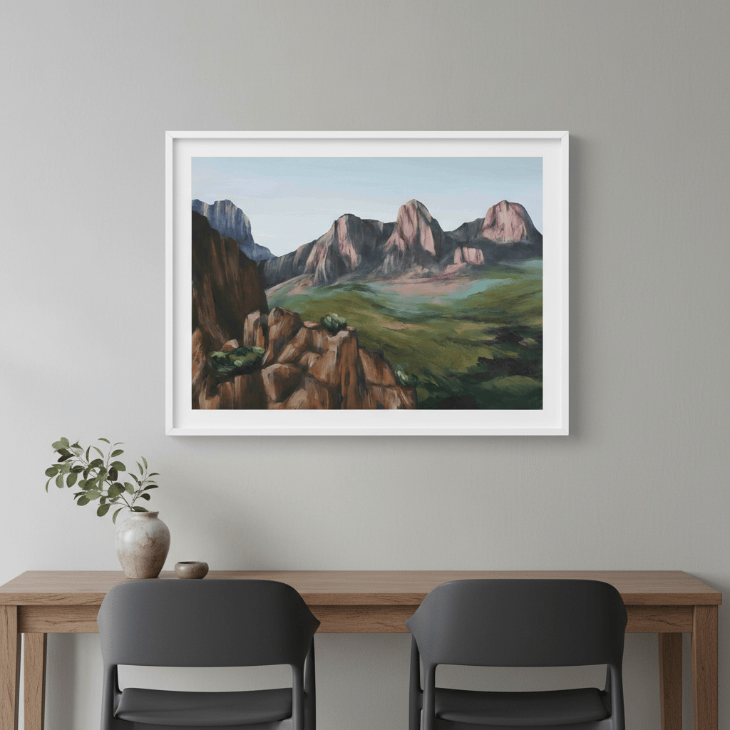 Chisos Mountains by Meredith O'Neal wall - art - picture - poster