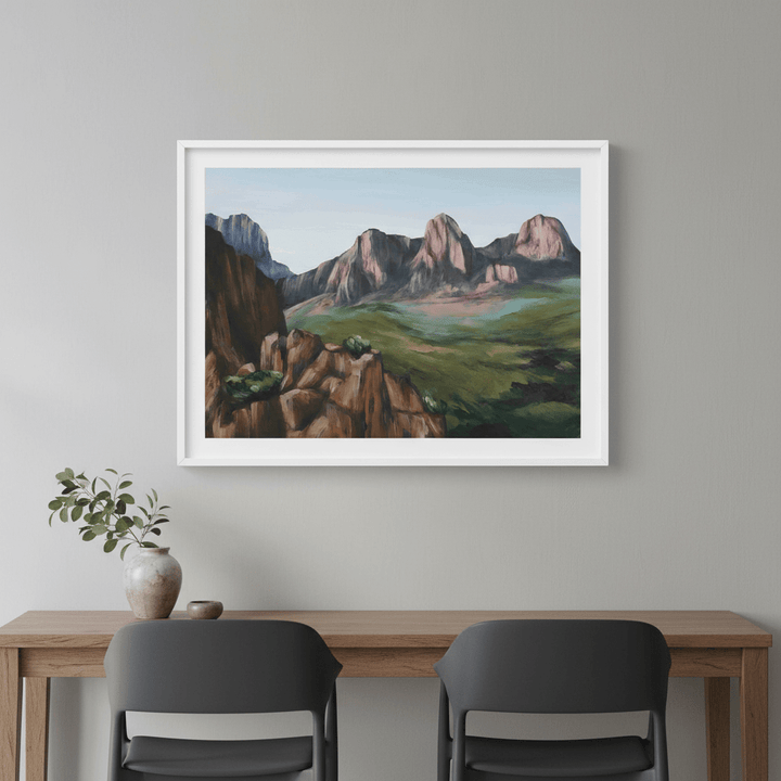 Chisos Mountains by Meredith O'Neal wall - art - picture - poster