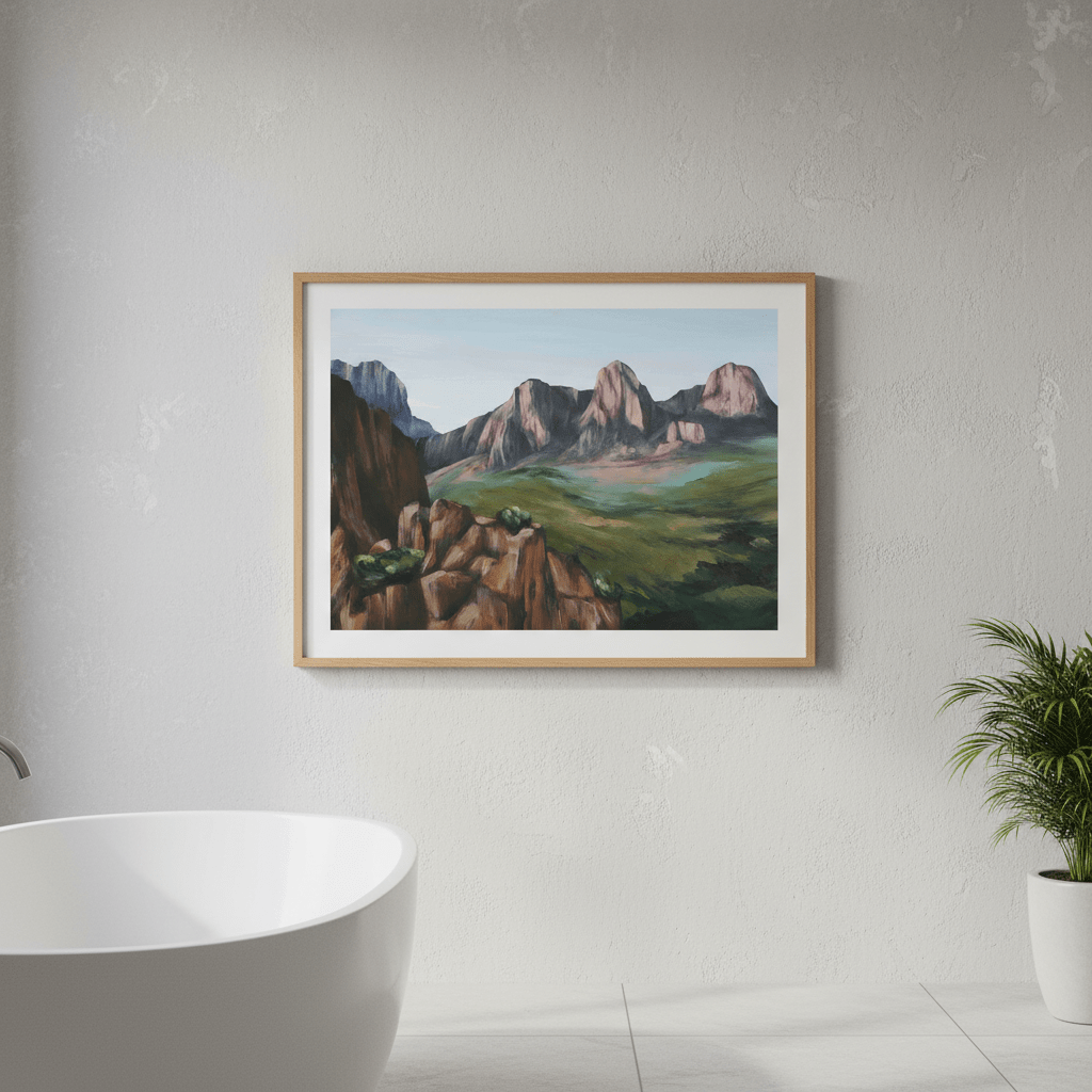 Chisos Mountains by Meredith O'Neal wall - art - picture - poster