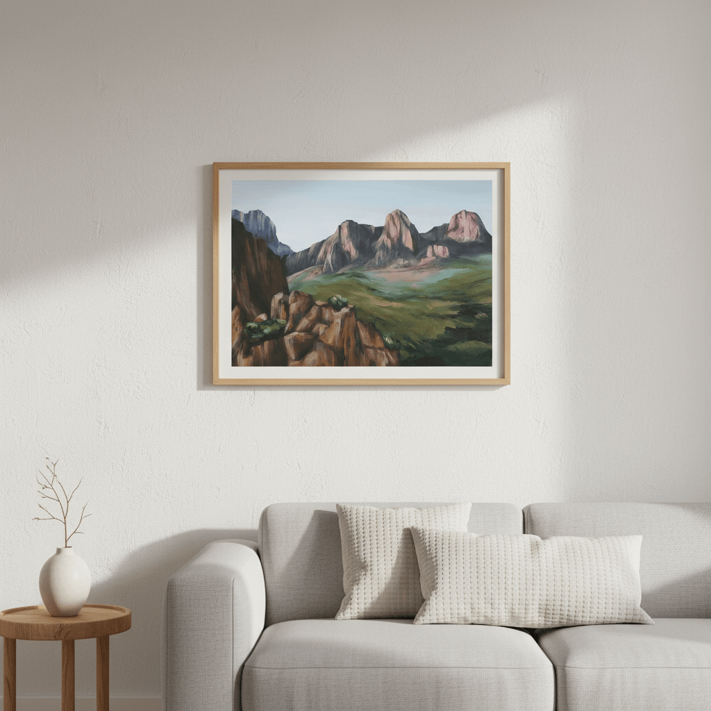 Chisos Mountains by Meredith O'Neal wall - art - picture - poster