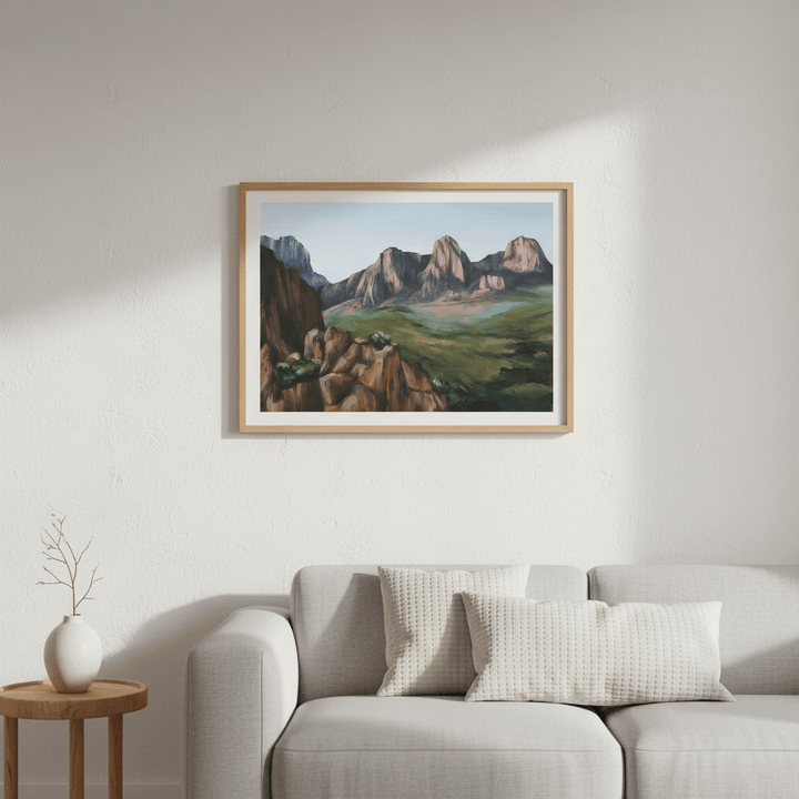 Chisos Mountains by Meredith O'Neal wall - art - picture - poster