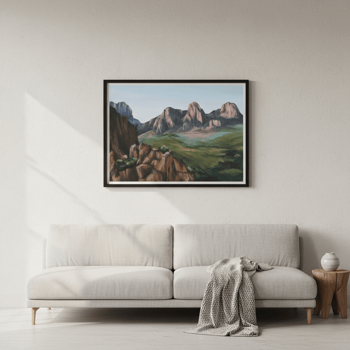 Chisos Mountains by Meredith O'Neal wall - art - picture - poster