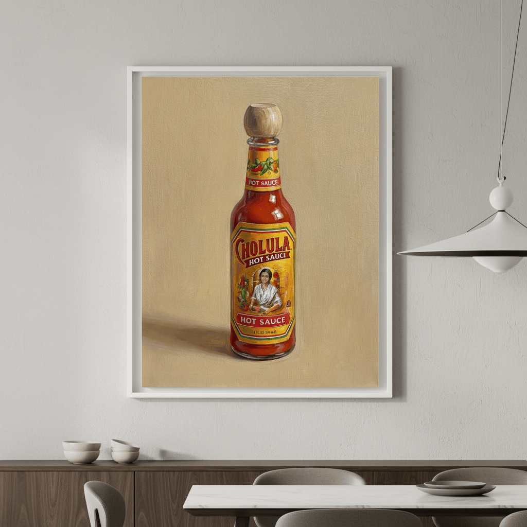 Cholula Hot Sauce Illustration Sketch wall - art - picture - poster