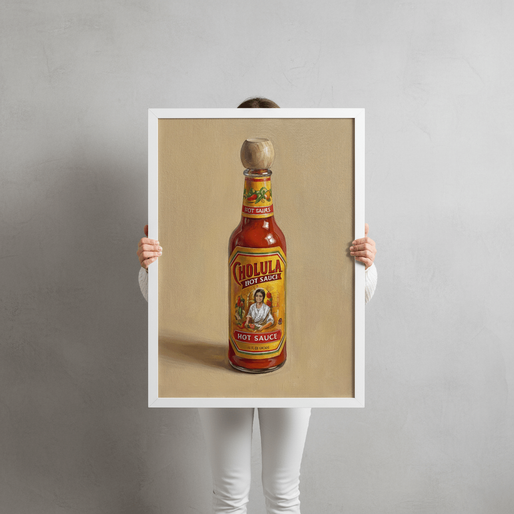Cholula Hot Sauce Illustration Sketch wall - art - picture - poster