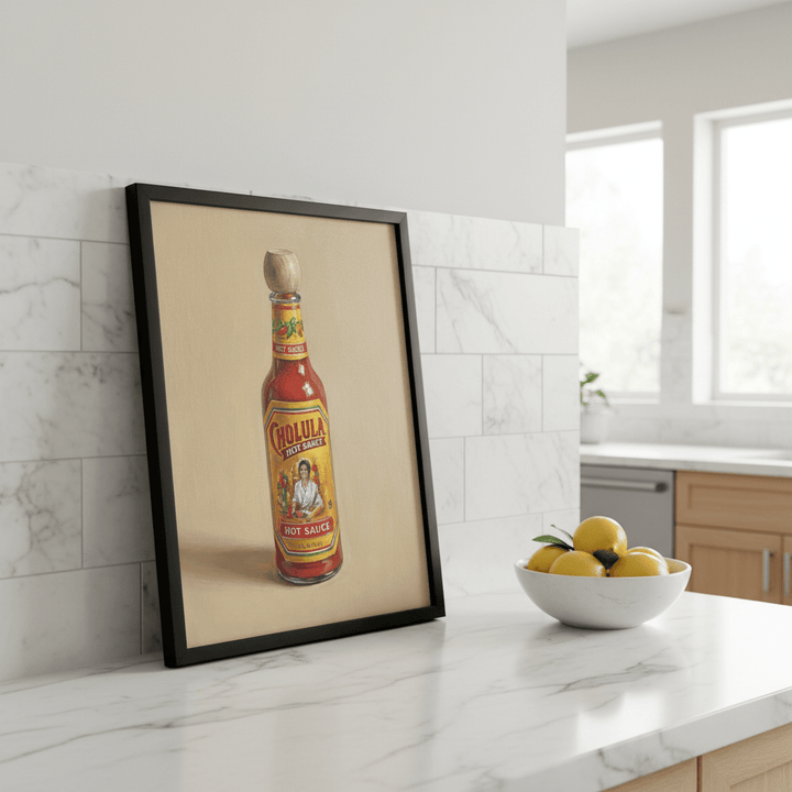 Cholula Hot Sauce Illustration Sketch wall - art - picture - poster