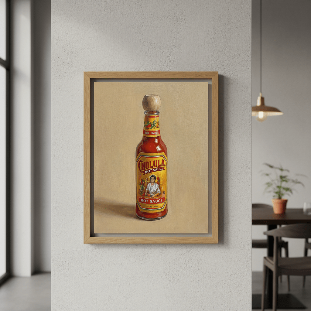 Cholula Hot Sauce Illustration Sketch wall - art - picture - poster