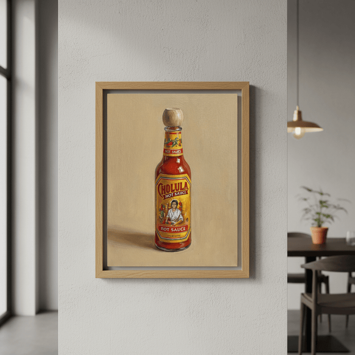 Cholula Hot Sauce Illustration Sketch wall - art - picture - poster