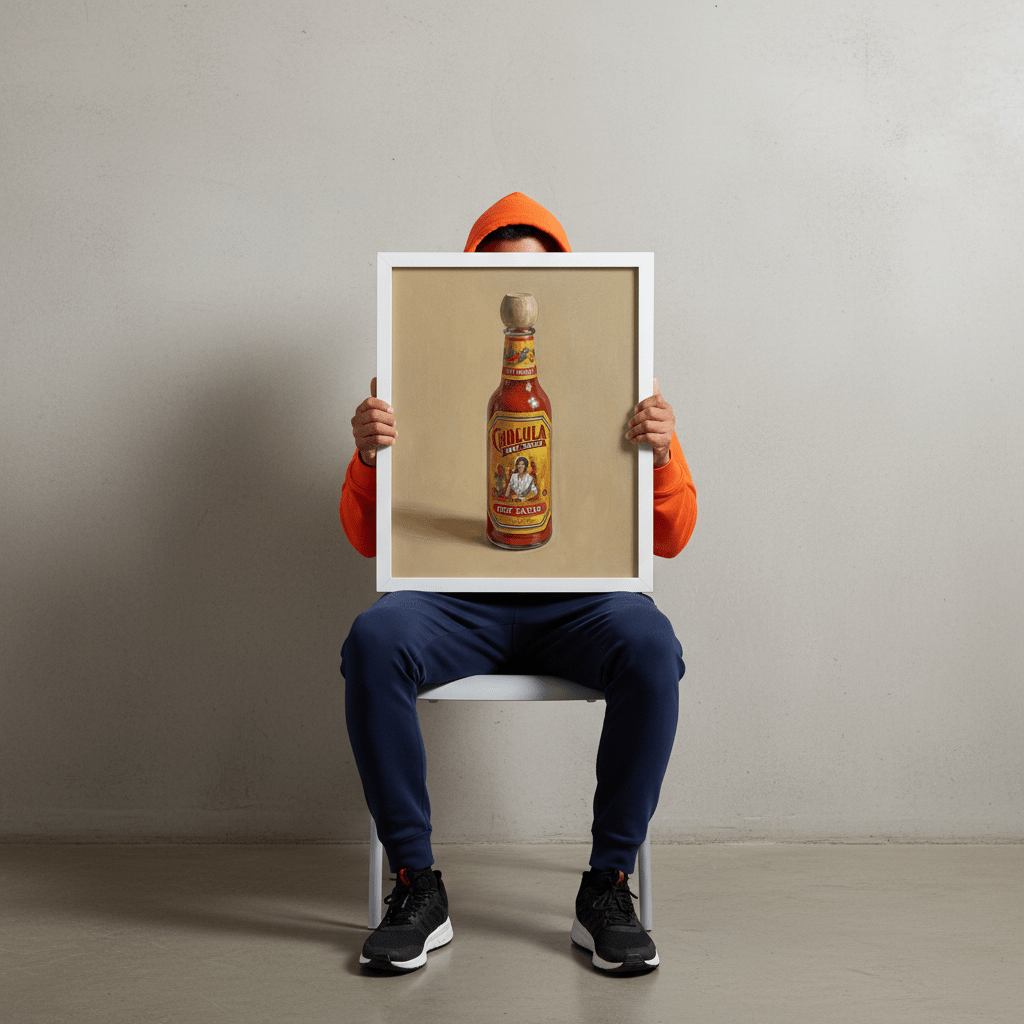 Cholula Hot Sauce Illustration Sketch wall - art - picture - poster