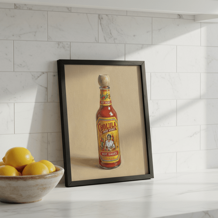 Cholula Hot Sauce Illustration Sketch wall - art - picture - poster