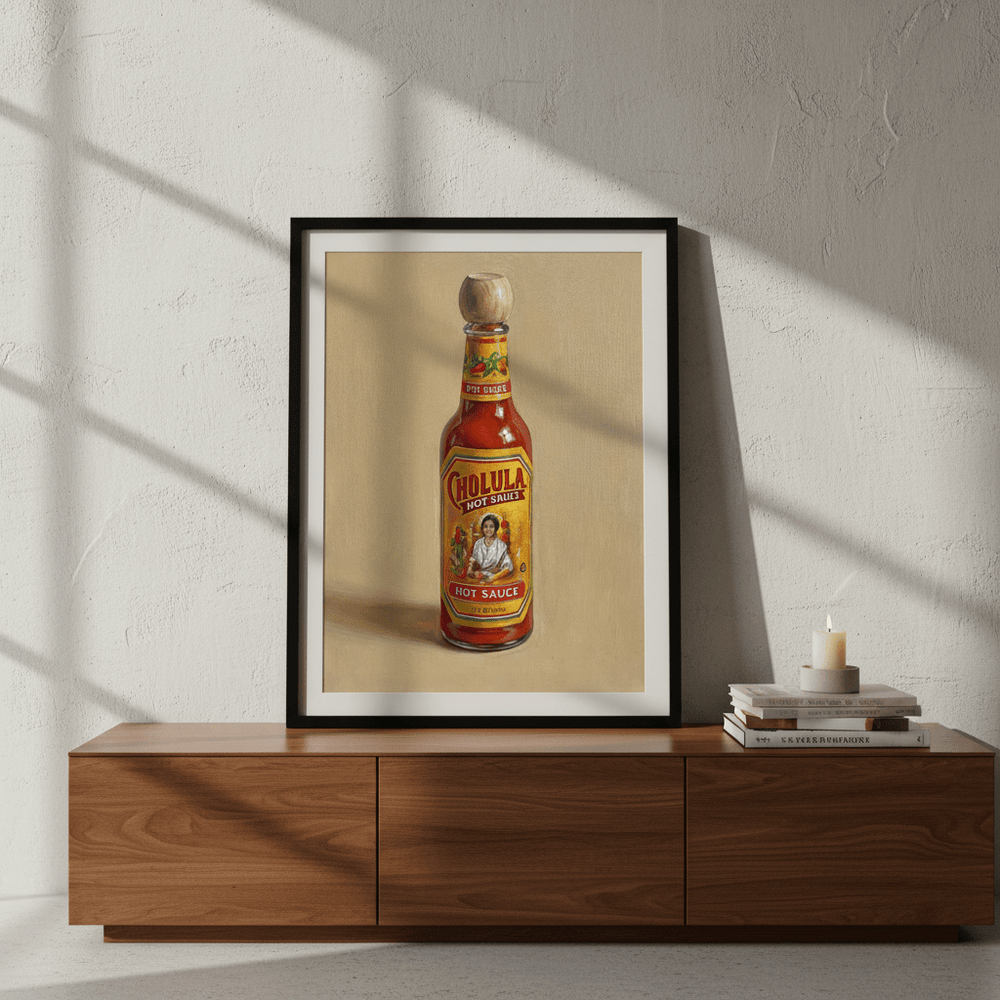 Cholula Hot Sauce Illustration Sketch wall - art - picture - poster