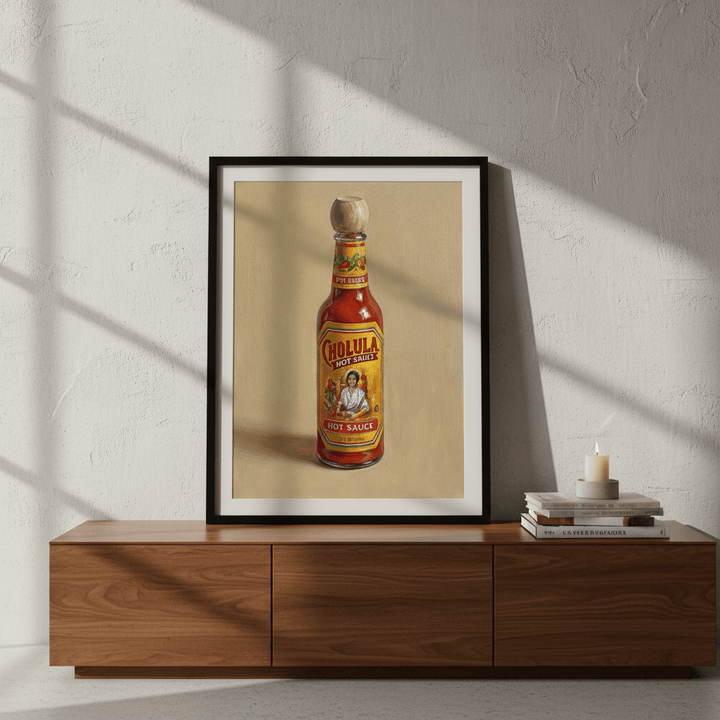 Cholula Hot Sauce Illustration Sketch wall - art - picture - poster
