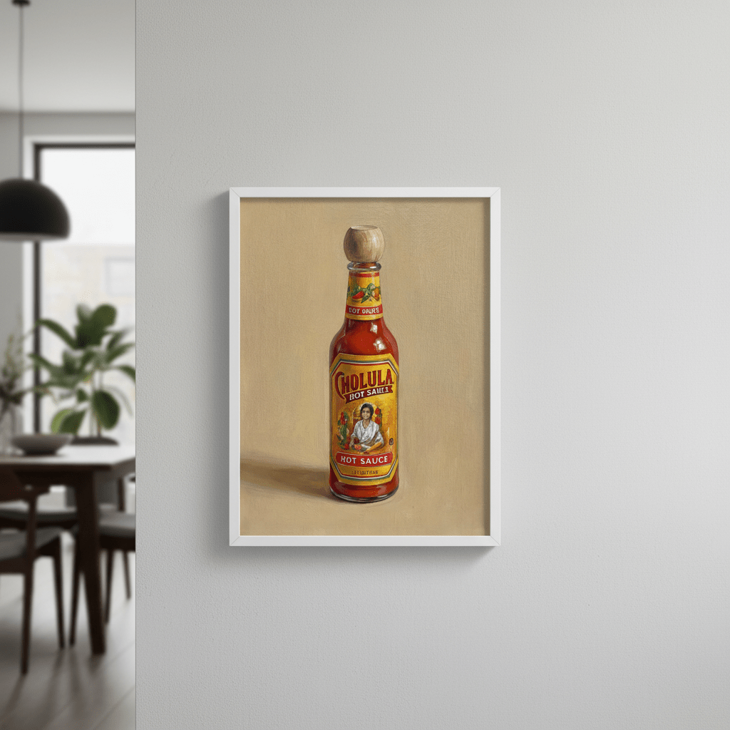 Cholula Hot Sauce Illustration Sketch wall - art - picture - poster