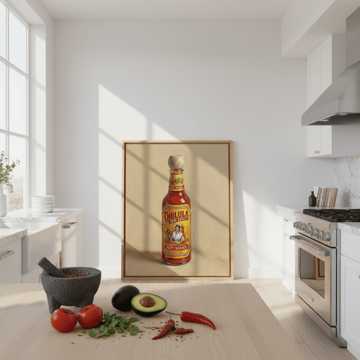 Cholula Hot Sauce Illustration Sketch wall - art - picture - poster