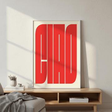 CIAO Wall Art Print wall - art - picture - poster