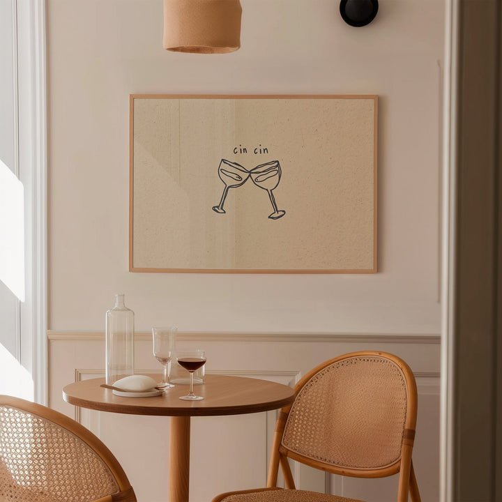 Cin Cin Scribble Wall Art wall - art - picture - poster