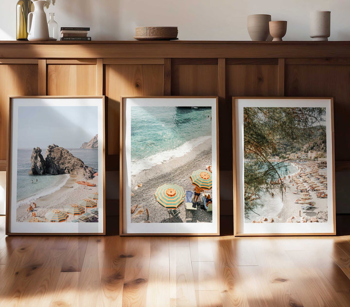 Cinque Terre Photography Coastal Set of 3 - Style My Wall