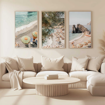 Cinque Terre Photography Coastal Set of 3 - Style My Wall