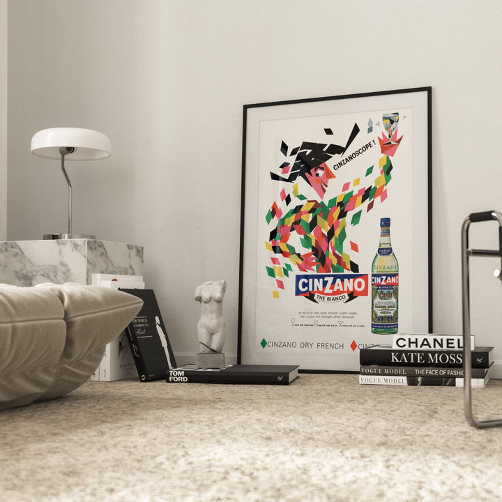 Cinzano Bianco White Vermouth Alcohol Drink Wall Art - Style My Wall