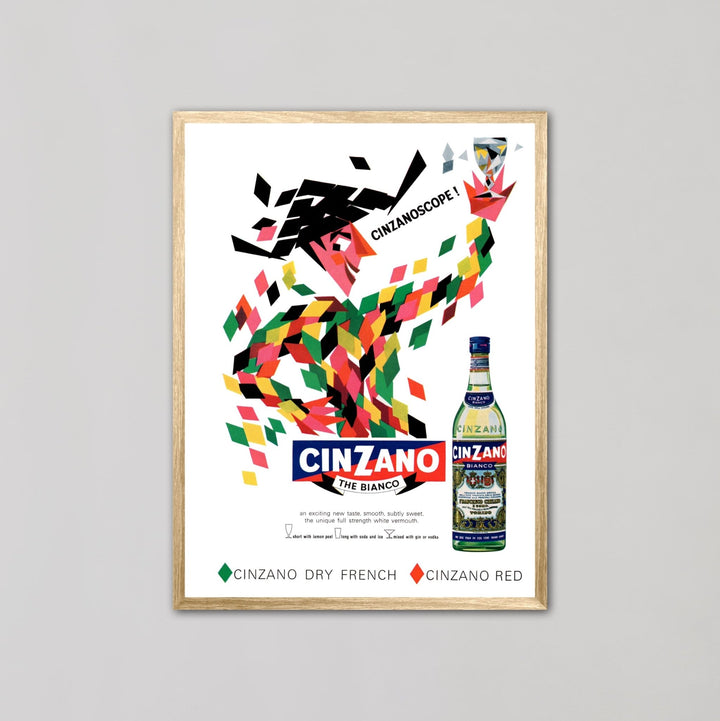 Cinzano Bianco White Vermouth Alcohol Drink Wall Art - Style My Wall