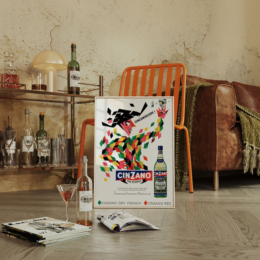 Cinzano Bianco White Vermouth Alcohol Drink Wall Art