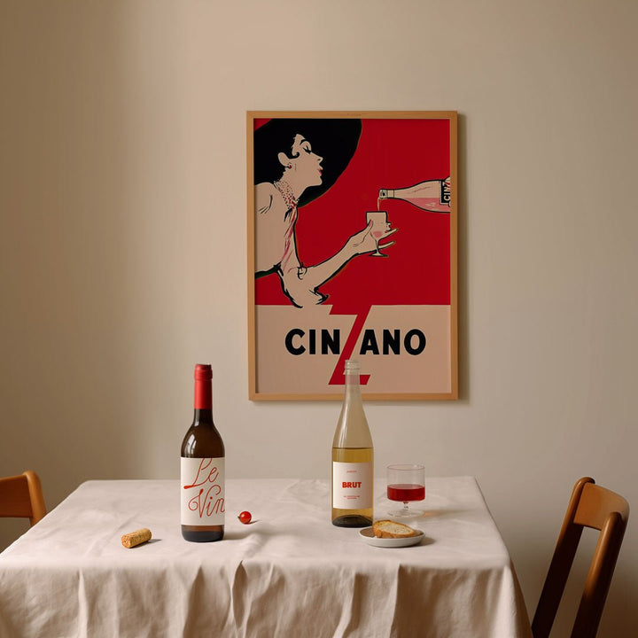 Cinzano (Drink) 1954 Wall Art - Style My Wall