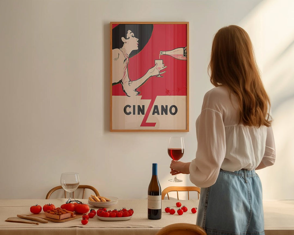 Cinzano (Drink) 1954 Wall Art - Style My Wall