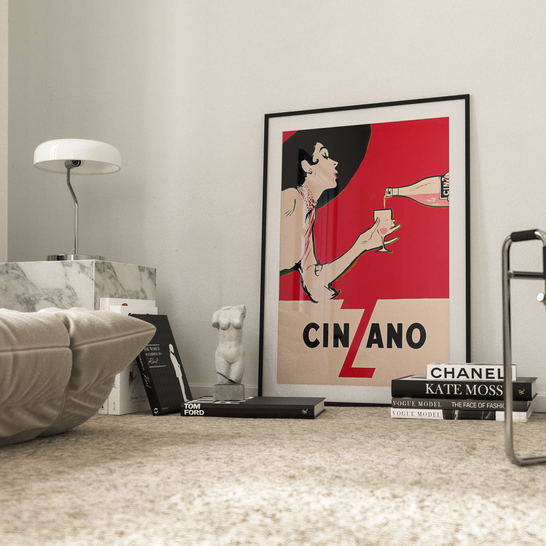 Cinzano (Drink) 1954 Wall Art - Style My Wall