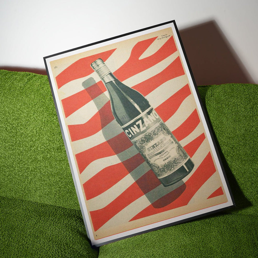 Cinzano Vintage Poster Retro Advertisement Wall Art wall - art - picture - poster