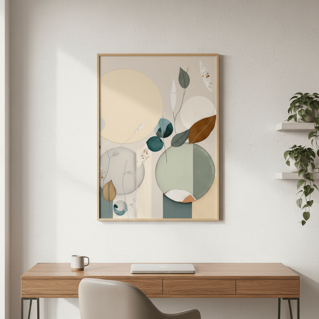 Circular Oasis by Bella Eve wall - art - picture - poster