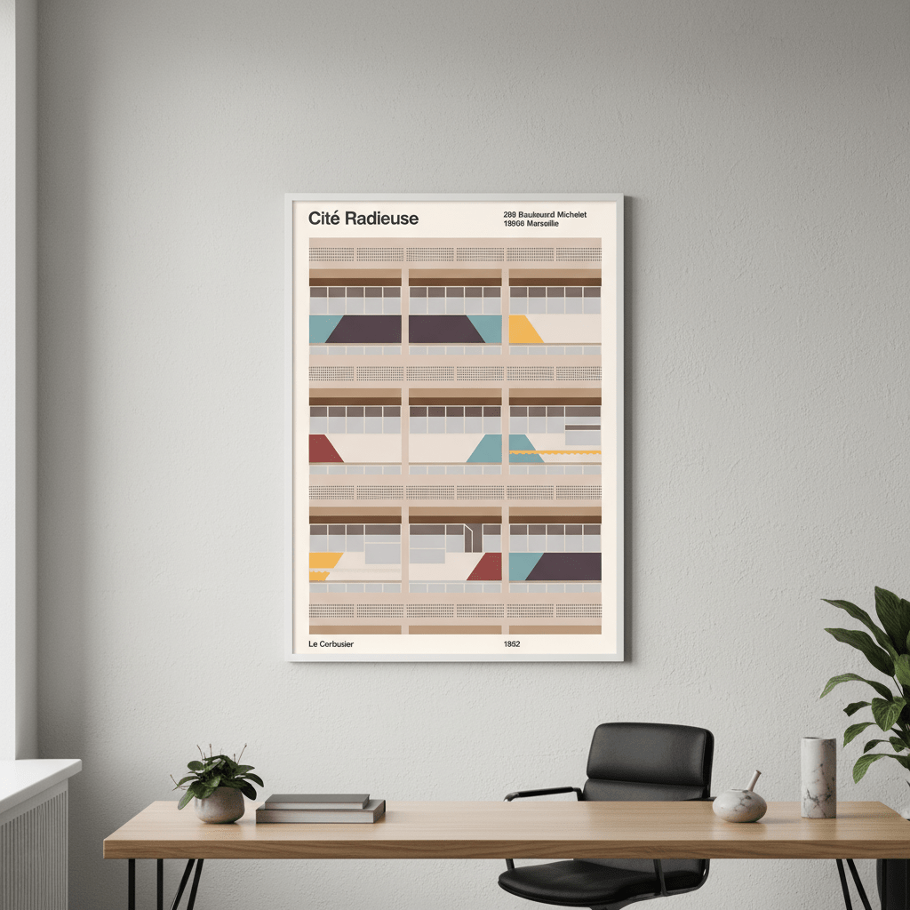 Cite Radieuse by Florent Bodart wall - art - picture - poster