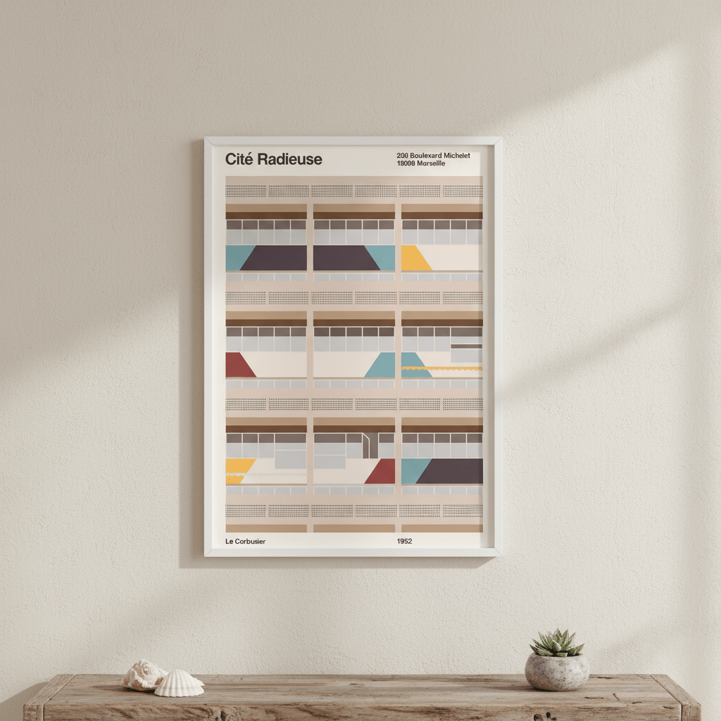 Cite Radieuse by Florent Bodart wall - art - picture - poster
