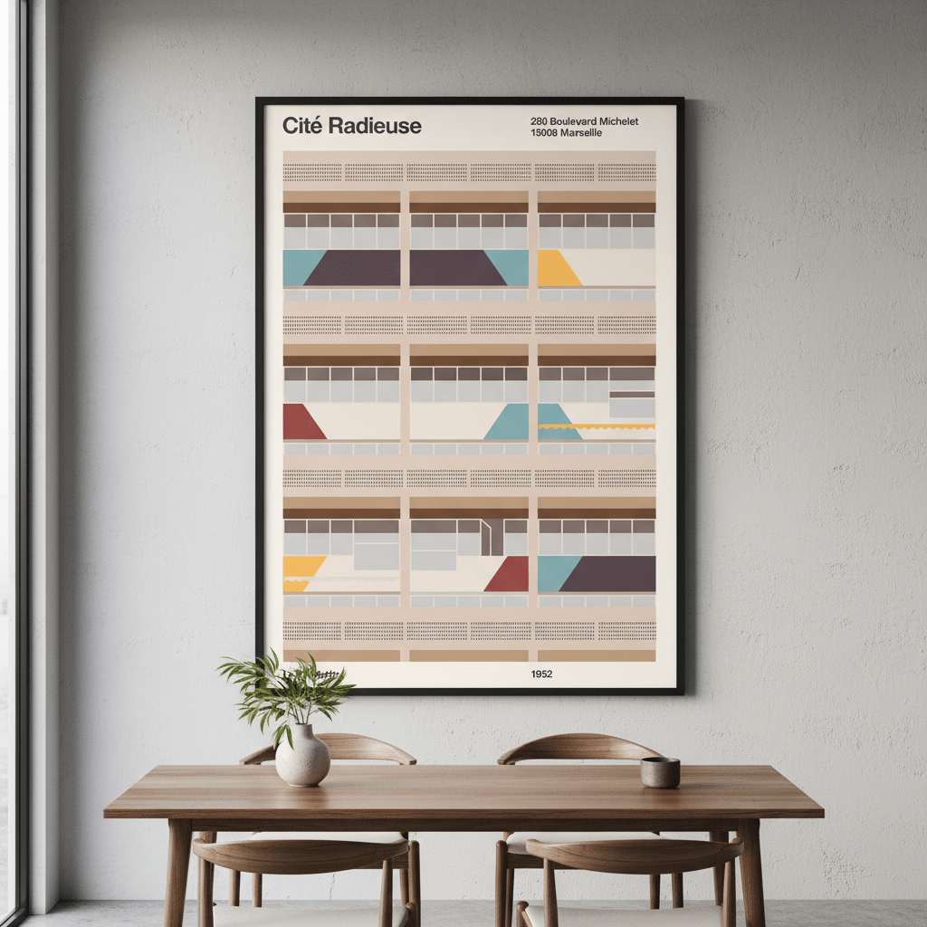 Cite Radieuse by Florent Bodart wall - art - picture - poster