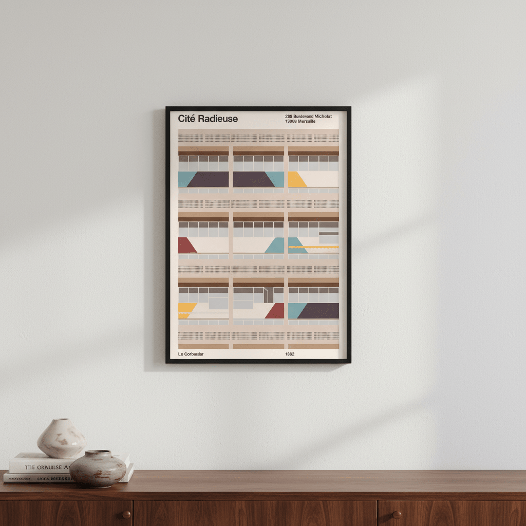 Cite Radieuse by Florent Bodart wall - art - picture - poster