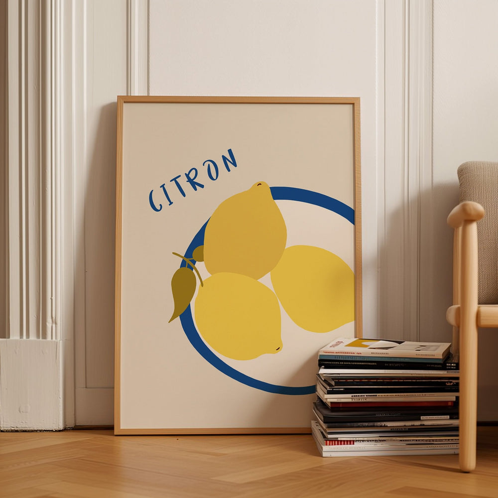 Citron Lemon Wall Art - Style My Wall