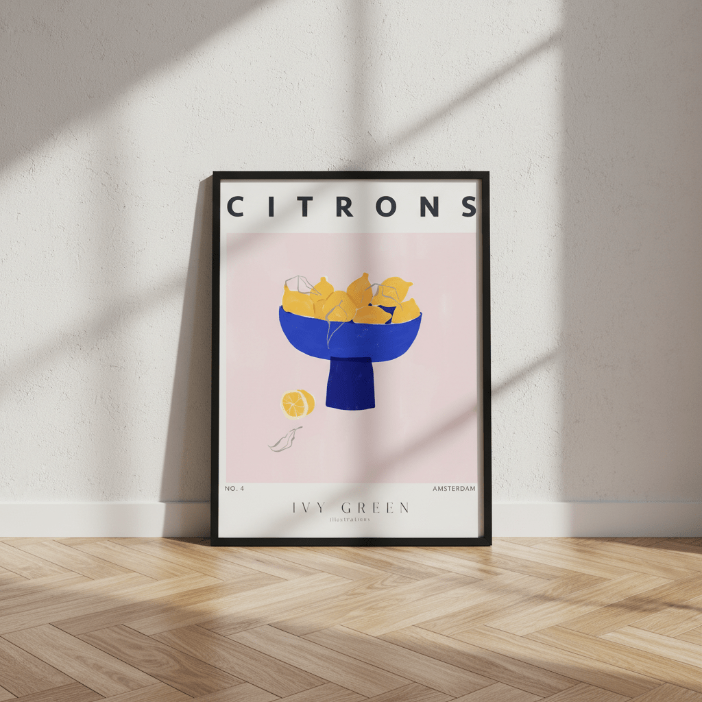 Citrons by Ivy Green Illustrations wall - art - picture - poster