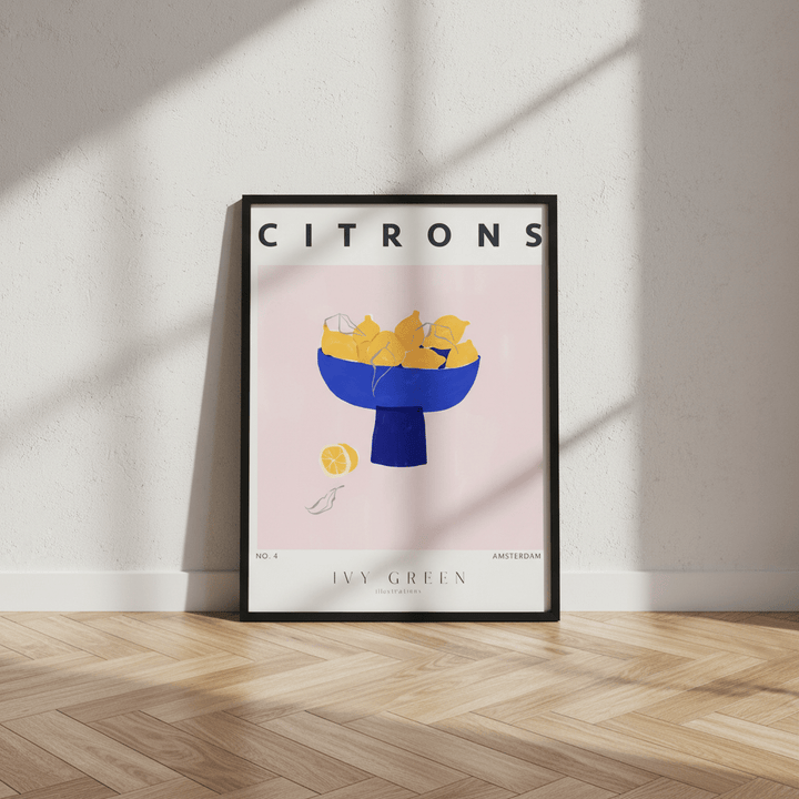 Citrons by Ivy Green Illustrations wall - art - picture - poster