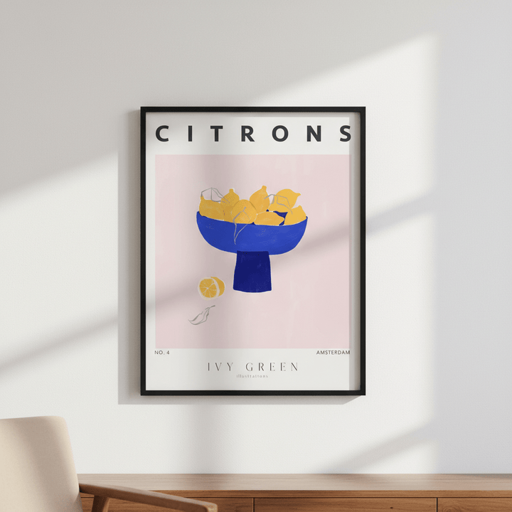 Citrons by Ivy Green Illustrations wall - art - picture - poster