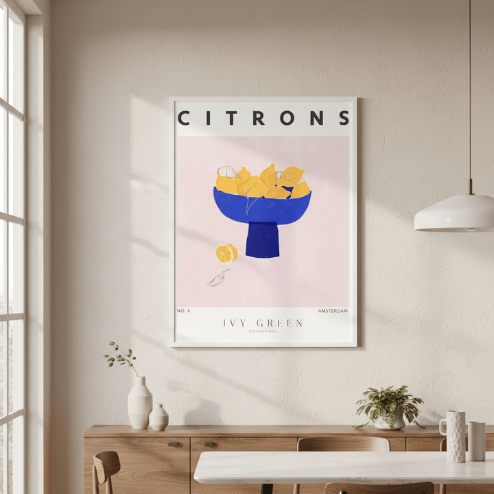 Citrons by Ivy Green Illustrations wall - art - picture - poster