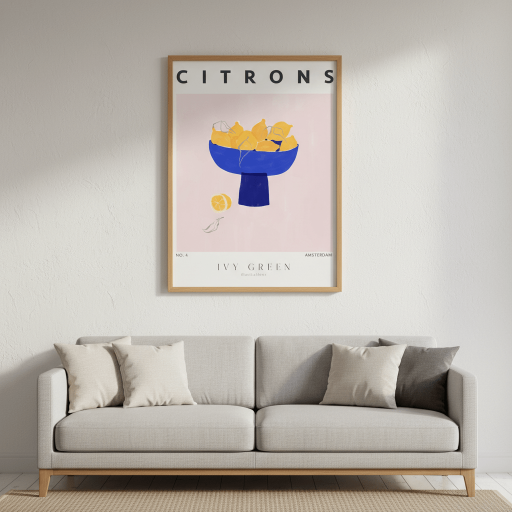 Citrons by Ivy Green Illustrations wall - art - picture - poster