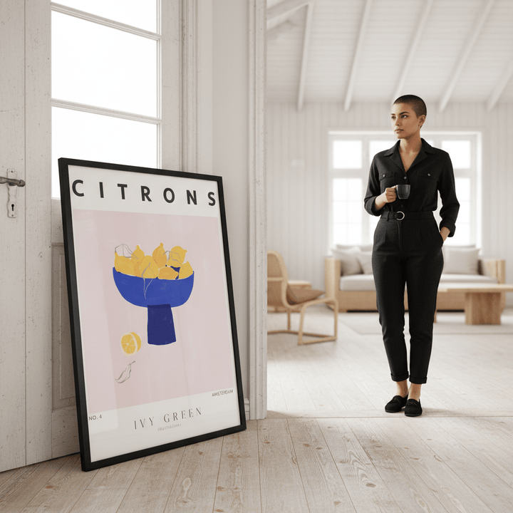 Citrons by Ivy Green Illustrations wall - art - picture - poster