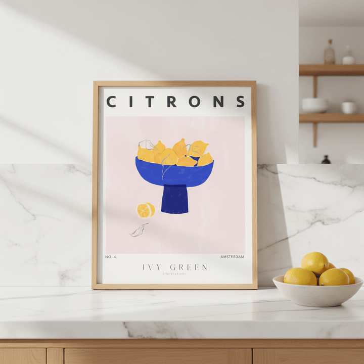 Citrons by Ivy Green Illustrations wall - art - picture - poster