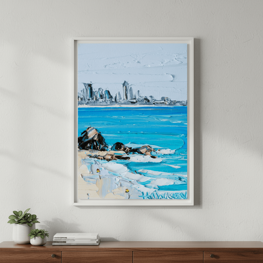 City Beach by Angela Hawkey wall - art - picture - poster