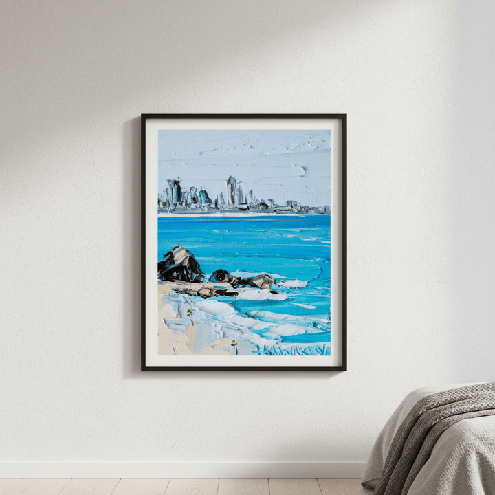 City Beach by Angela Hawkey wall - art - picture - poster